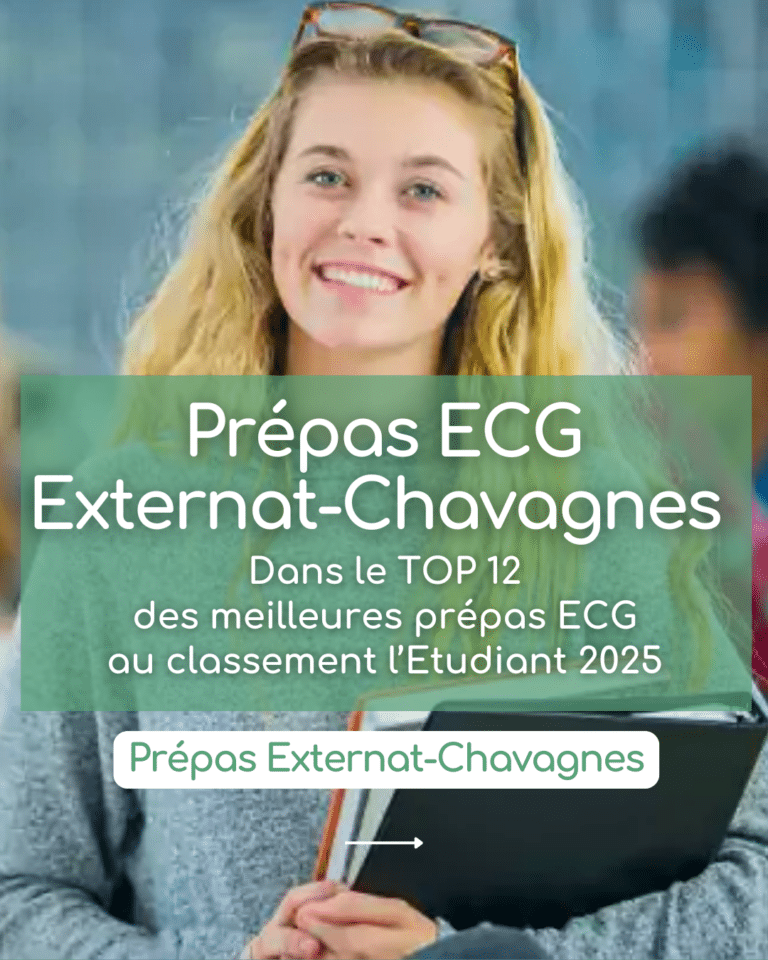 Lire la suite à propos de l’article Classements Major Prépa 2025 – Prépas ECG : l’Externat-Chavagnes brille dans le classement 2025